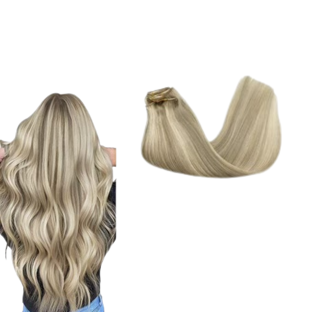 Sassy Hair Extensions - Dirty Blonde (6D Hair Gun Extension)