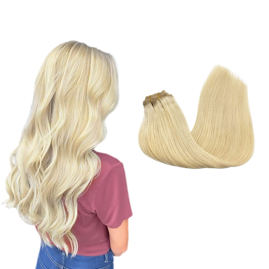 Sassy Hair Extensions - Buttery Blonde (6D Hair Gun Extension)